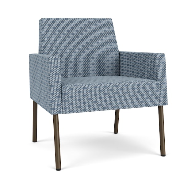 Lesro Mystic Lounge Reception Guest Chair, Bronze, RS Rain Song Upholstery ML1101 - main